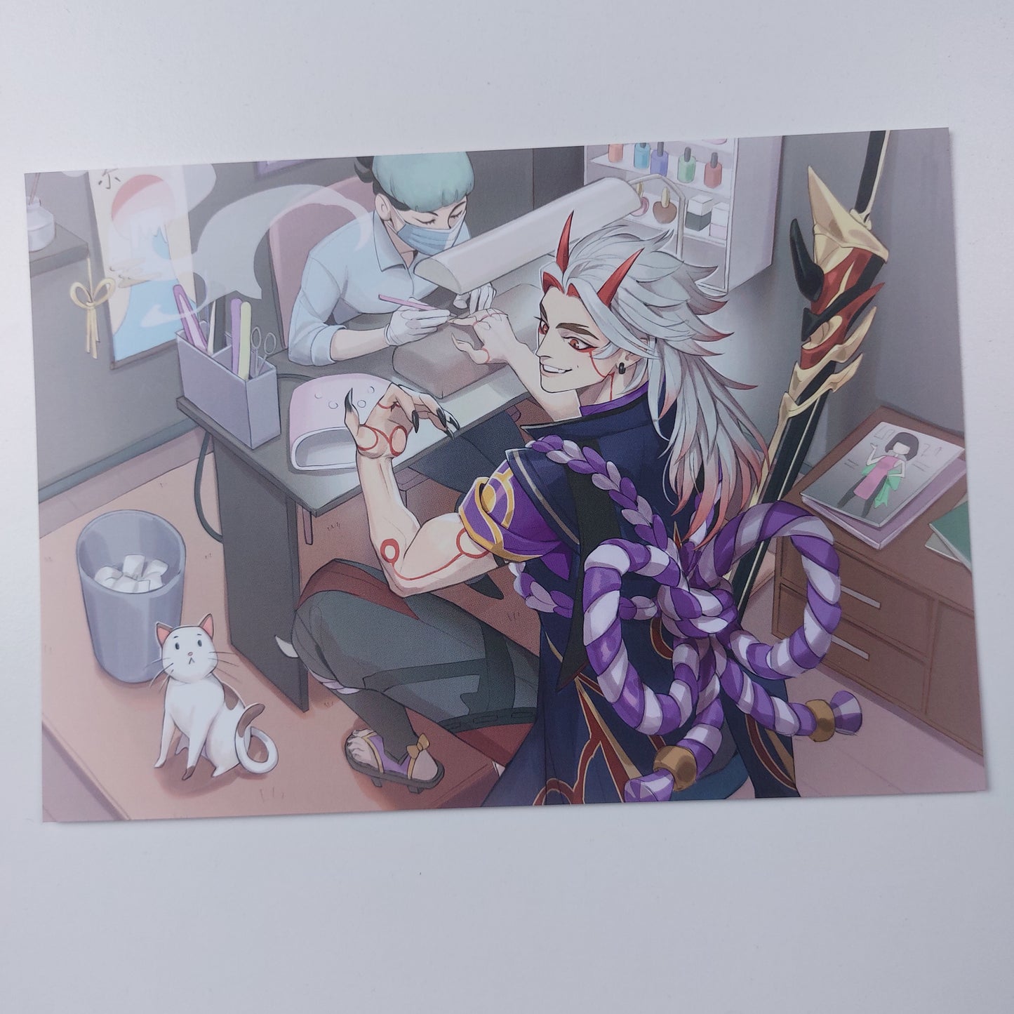 Itto print white background