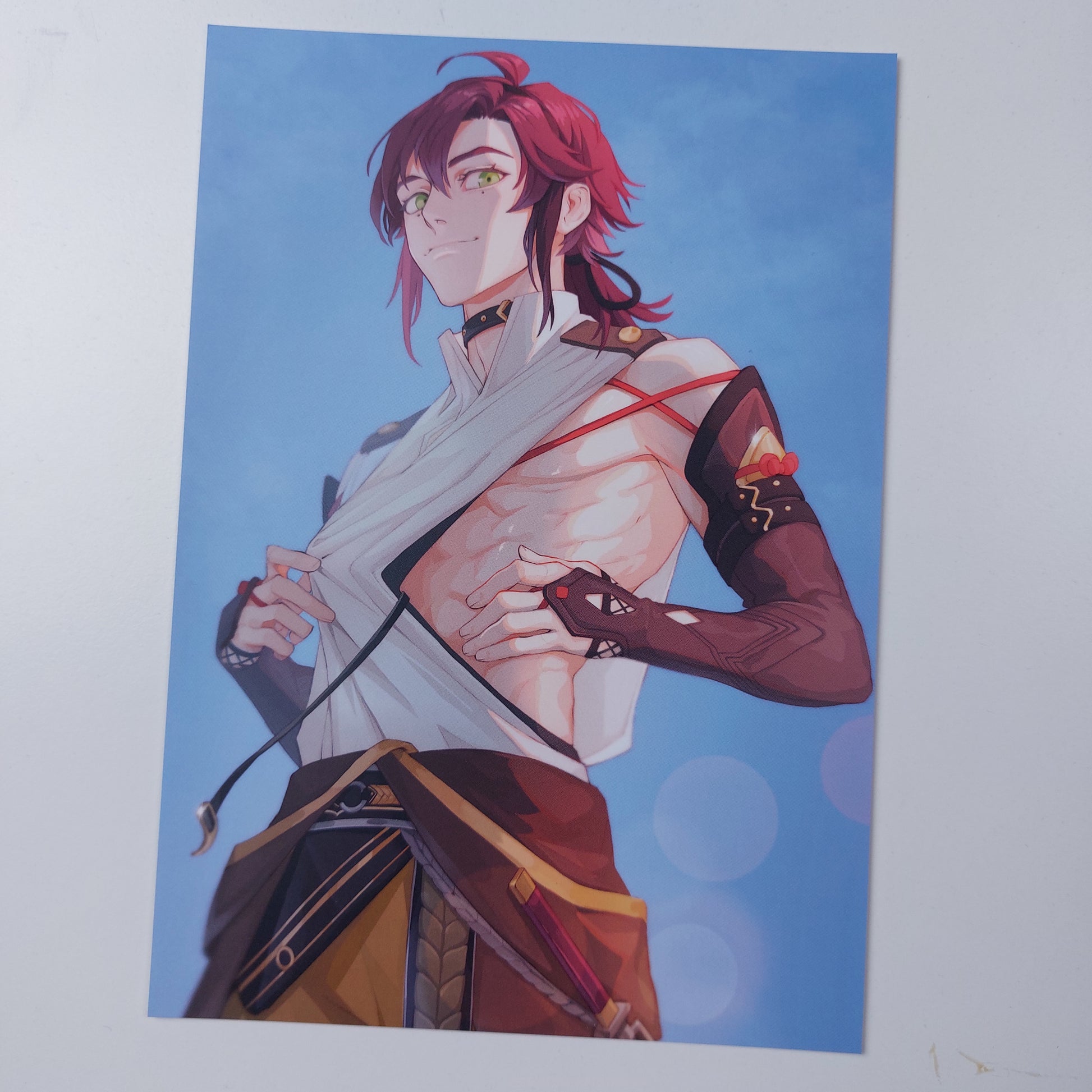 Heizou print white background