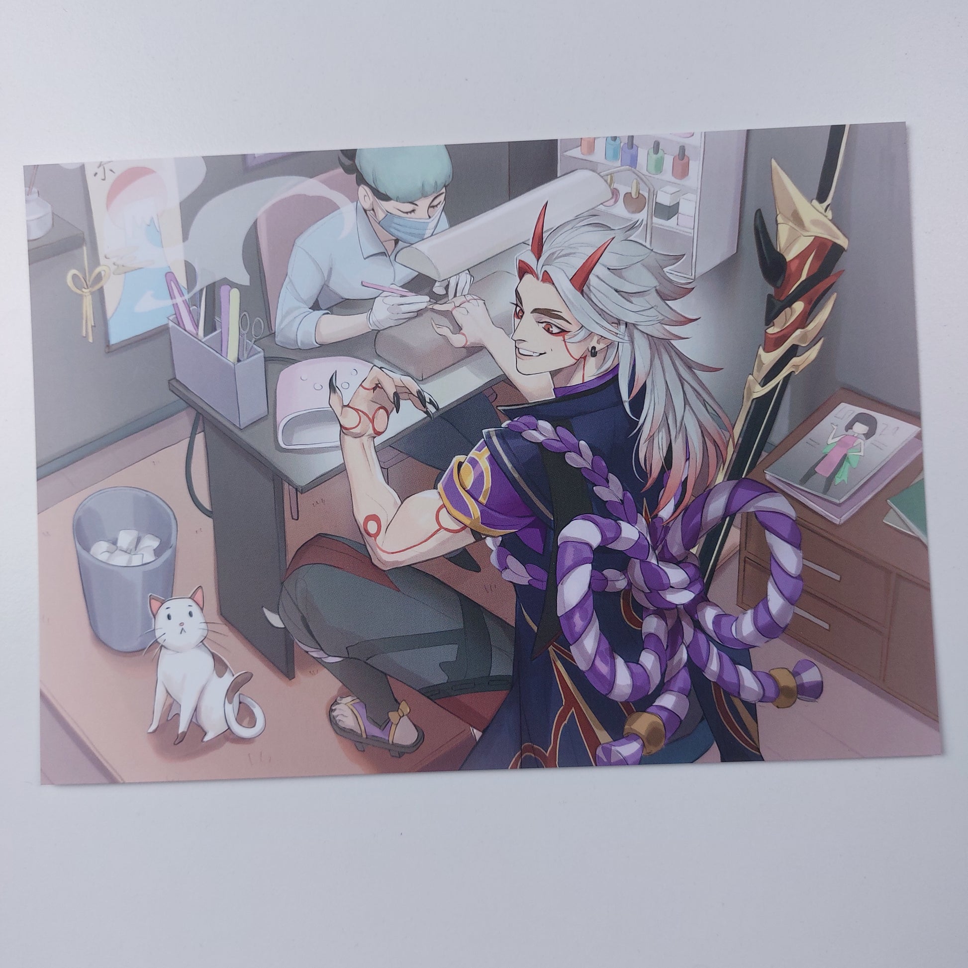 Itto print white background