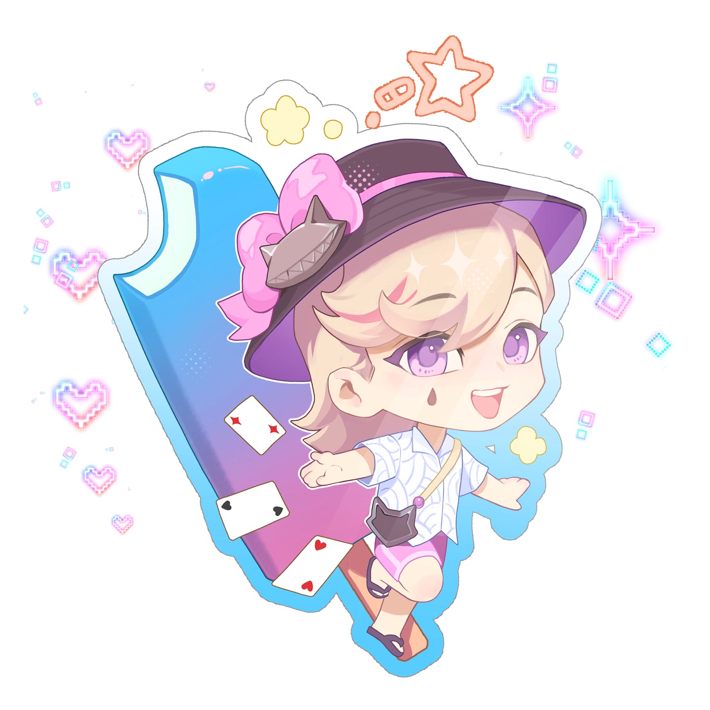 Lyney keychain preview