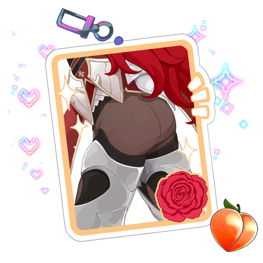 Argenti bun keychain 6,3 cm