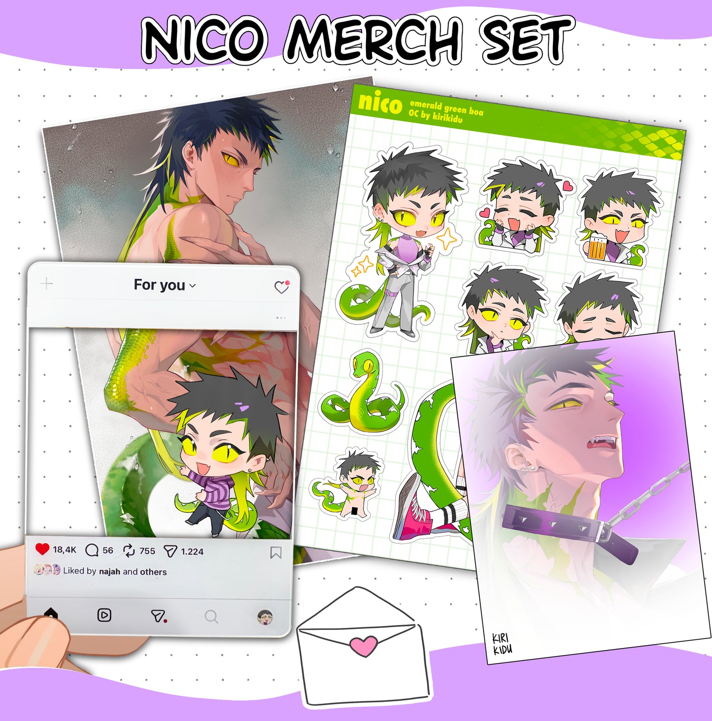 January Mail Club | Nico